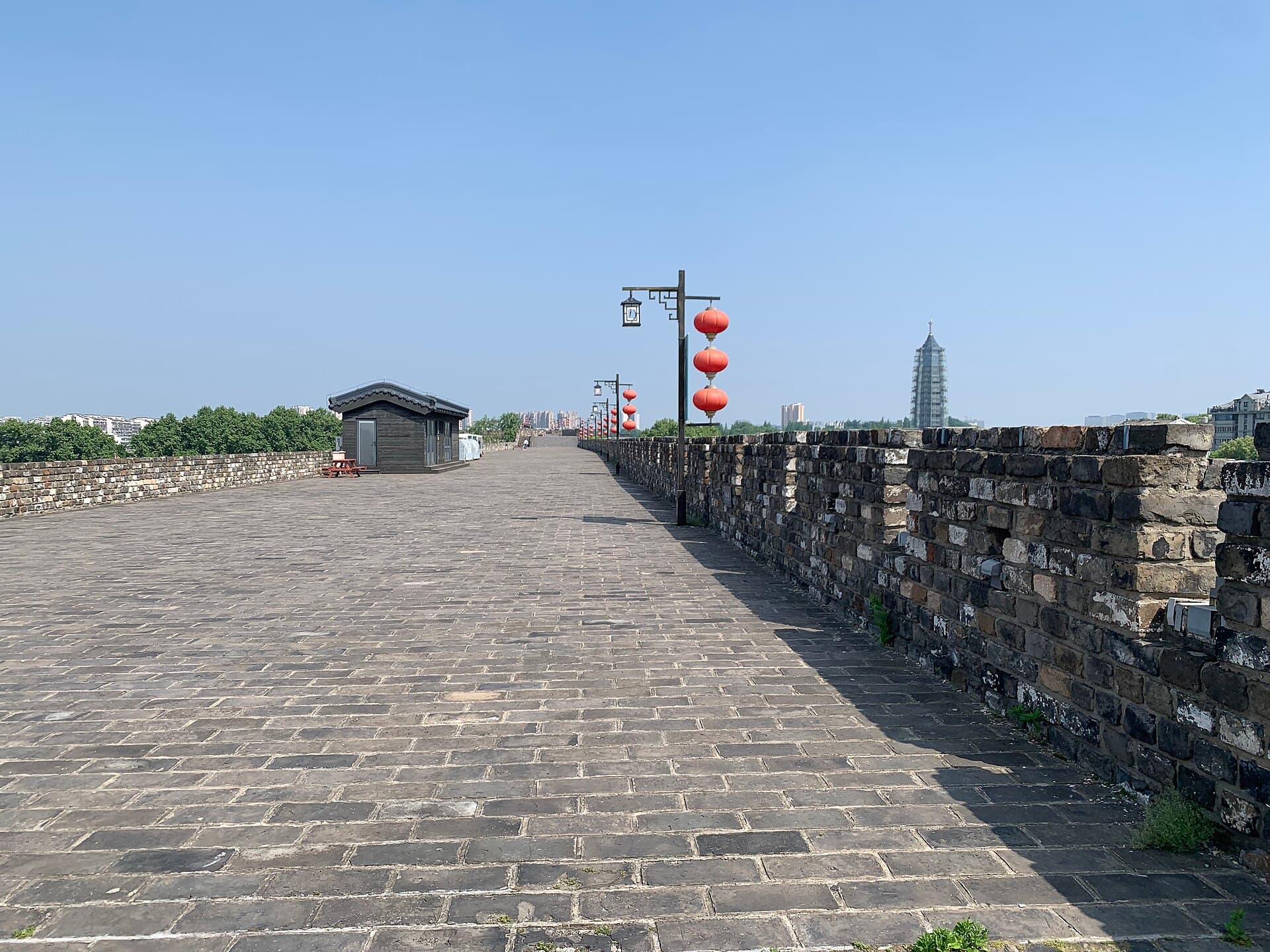 Nanjing city wall and historic gate architecture